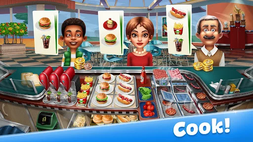 Cooking Fever ডাউনলোড করুন – সেরা রেস্টুরেন্ট গেম খেলুন - Screenshot 1