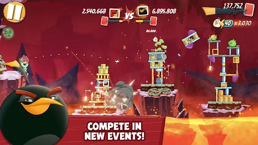 Angry Birds 2 ডাউনলোড করুন – সেরা ক্যাজুয়াল গেমটি এখন খেলুন - Screenshot 3