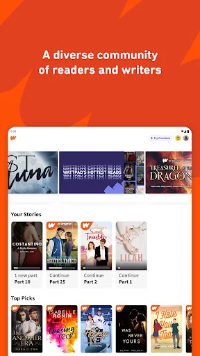 Wattpad ডাউনলোড করুন – সেরা গল্প পড়ার ও লেখার অ্যাপ - Screenshot 8