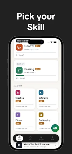 Footwork: Soccer Training App ডাউনলোড করুন – সেরা AI ফুটবল কোচ - Screenshot 2