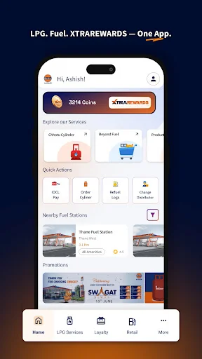 IndianOil ONE ডাউনলোড করুন – ইন্ডেন গ্যাস বুকিং ও পরিষেবা - Screenshot 2