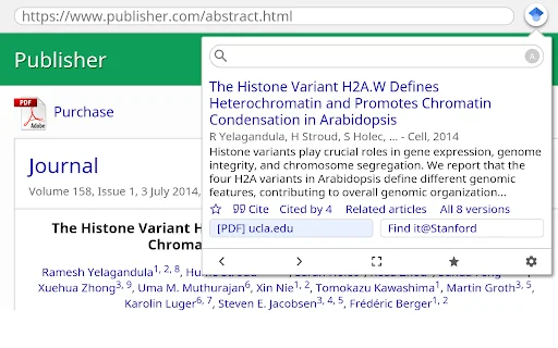 Google Scholar Button ডাউনলোড করুন – গবেষণার জন্য সেরা টুল - Screenshot 2