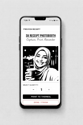 SK Receipt Photobooth ডাউনলোড করুন – ইনস্ট্যান্ট থার্মাল প্রিন্ট অ্যাপ - Screenshot 6