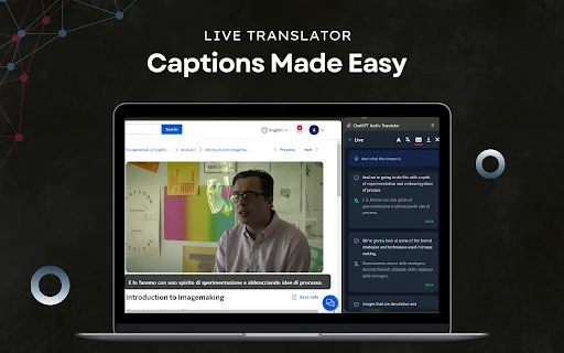 ChatGPT Audio Translator ডাউনলোড করুন – রিয়েল-টাইম সাবটাইটেল ও অনুবাদ - Screenshot 2