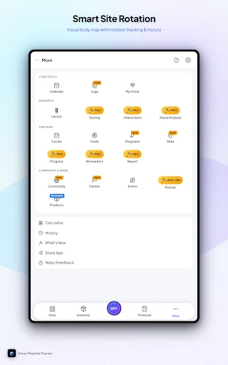 Smart Peptide Tracker ডাউনলোড করুন – সেরা পেপটাইড ট্র্যাকিং অ্যাপ - Screenshot 14