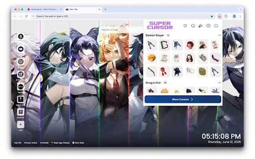 Anime Cursor ডাউনলোড করুন – Chrome এর জন্য সেরা অ্যানিমে কার্সার - Screenshot 3