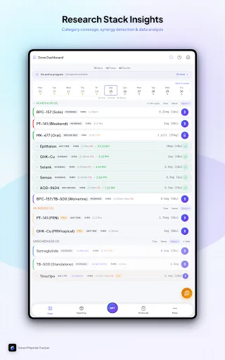 Smart Peptide Tracker ডাউনলোড করুন – সেরা পেপটাইড ট্র্যাকিং অ্যাপ - Screenshot 22